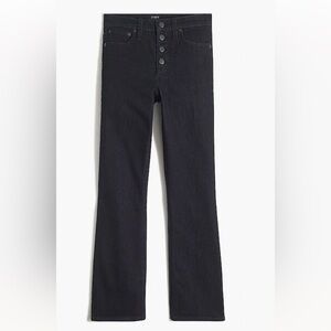 J. Crew High Rise Crop Flare Dark Wash Jeans Size 26